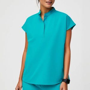 FIGS Teal Size XS Women's Rafaela™ Oversized Scrub Top